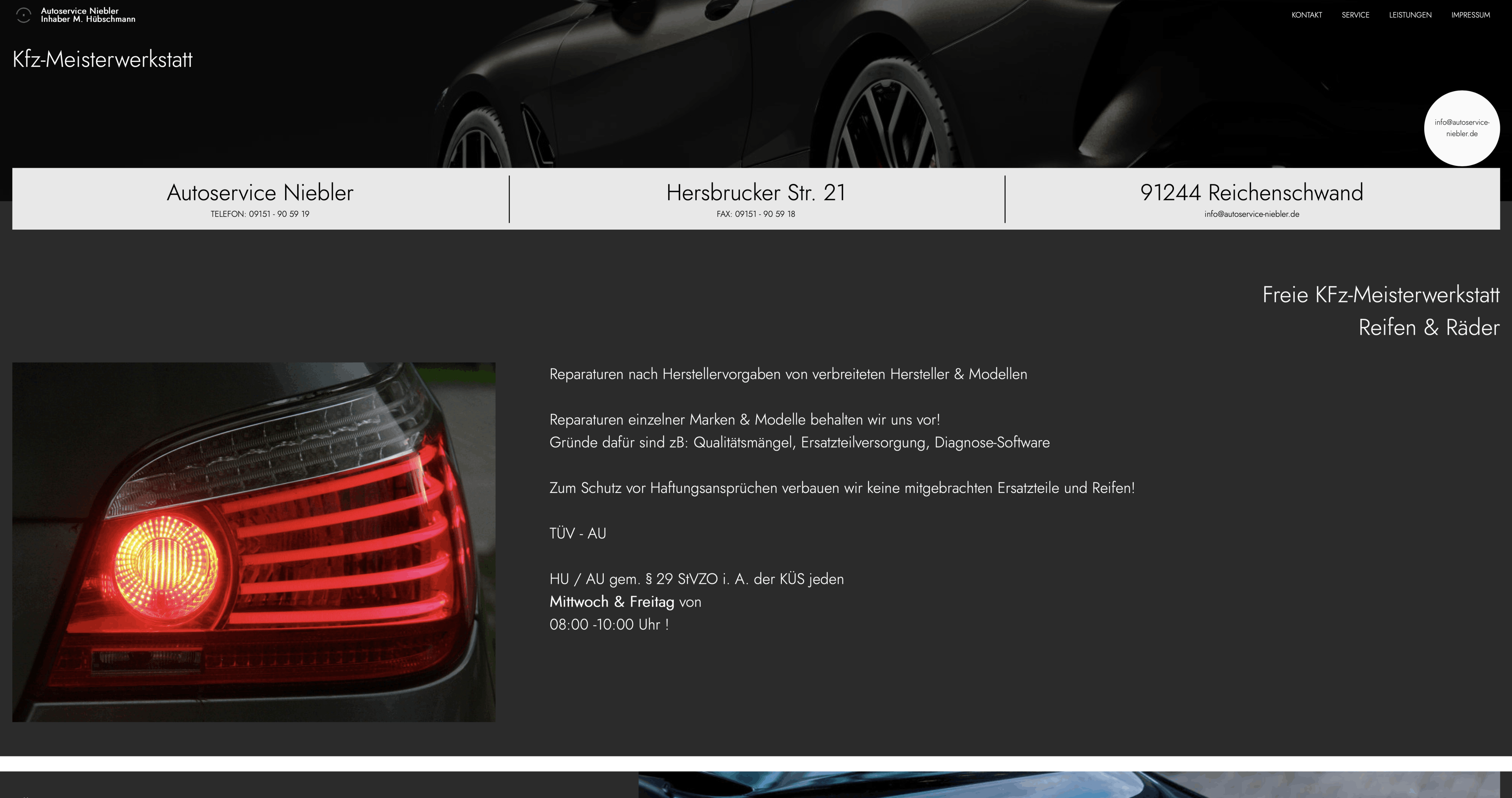 Autoservice Niebler Reichenschwand Externer Link